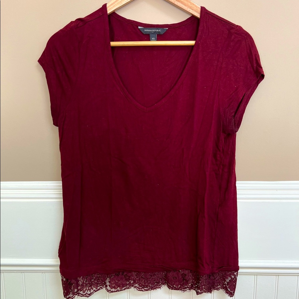 Banana Republic - Burgundy Shirt - XS